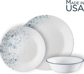 סט צלחות 18 חלקים Indigo Speckle