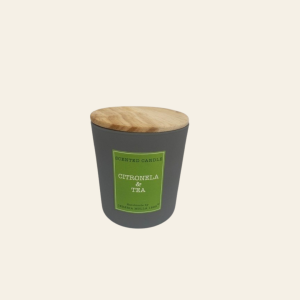 נר גדול דוחה יתושים CITRONELA & TEA