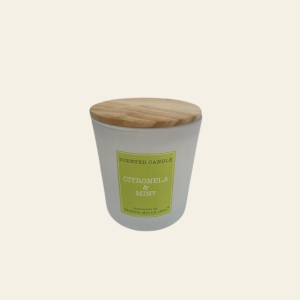 נר גדול דוחה יתושים CITRONELA & MINT