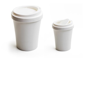 פח  COFFEE לבן