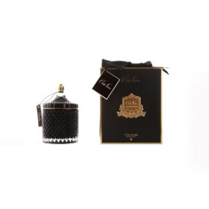 נר יוקרתי גדול ART DECO שחור Queen of the night