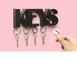 מתלה מפתחות KEYS שחור