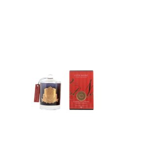 נר בינוני COGNAC TABACCO שחור זהב