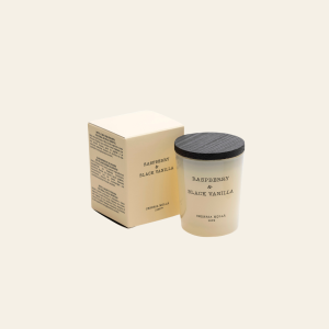 נר קטן Respberry&Black vanilla