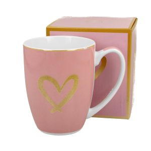 מאג Pink gold heart
