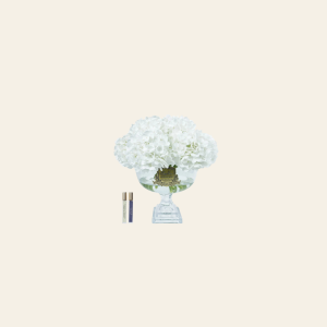 כלי קריסטל PROVANCE HYDRANGEAS לבן גדול