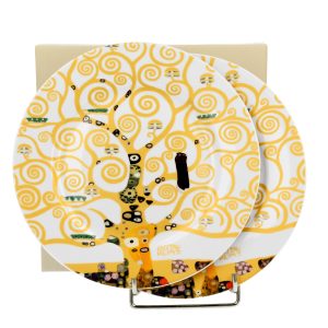 סט צלחות קינוח TREE OF LIFE בהיר