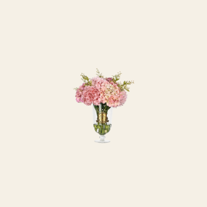 כלי קריסטל SUMMER HYDRANGEAS ורוד