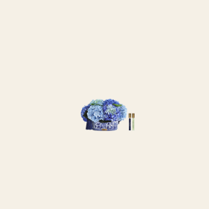 עציץ CHINOISERIE HYDRANGEAS בינוני כחול