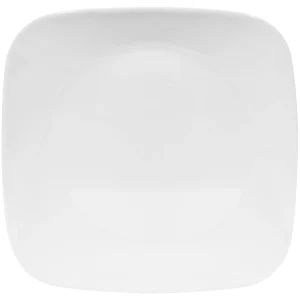 צלחת עוגה 16.5 ס"מ Pure White מרובעת