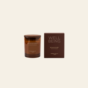נר גדול RELAX & SLEEP LAVENDER & CAMOMILE מסדרת WELL BEING